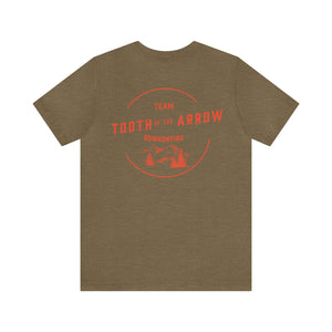 Printify T-Shirt Heather Olive / S EXCLUSIVE Team Tooth of the Arrow Bowhunting Tee