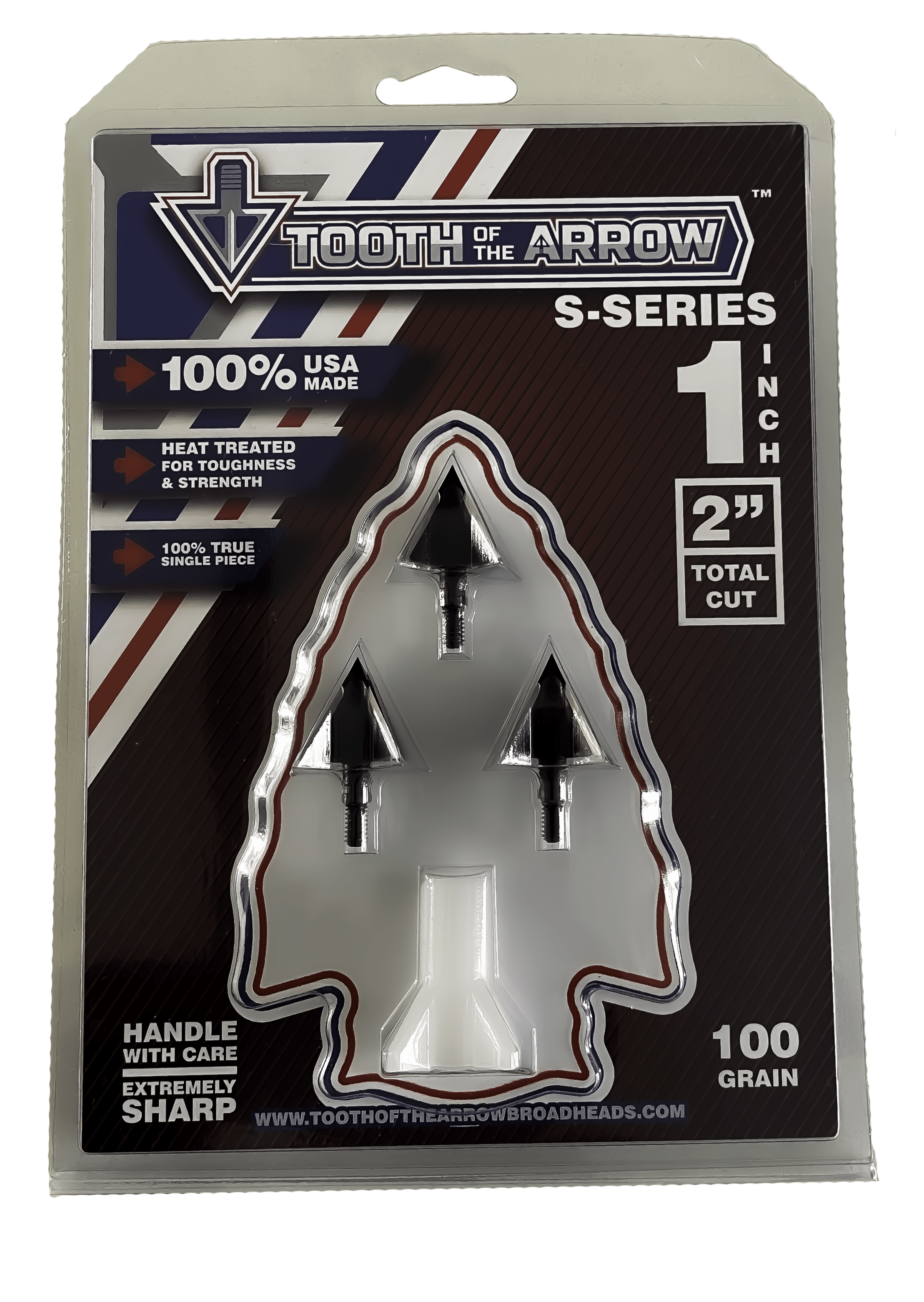 Tooth of the Arrow Broadheads Broadheads & Field Points Tooth of the Arrow | 100-grain 1-inch solid | Fixed Blade Broadhead