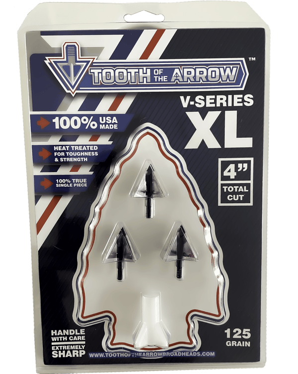 Tooth of the Arrow Broadheads Broadheads & Field Points Tooth of the Arrow | 125-grain XL vented | Fixed Blade Broadhead