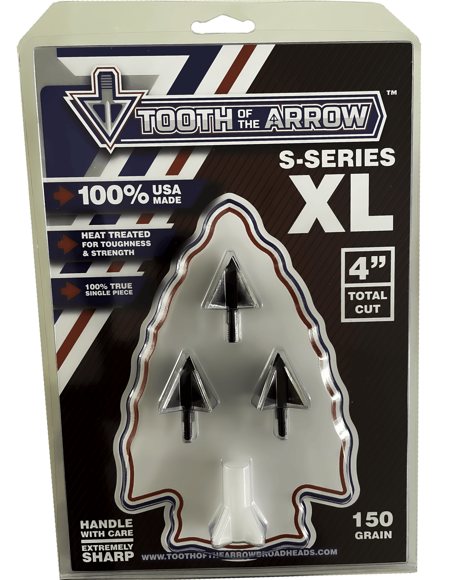 Tooth of the Arrow Broadheads Broadheads & Field Points Tooth of the Arrow | 150-grain XL solid | Fixed Blade Broadhead